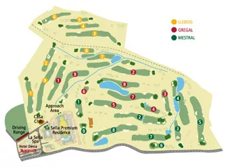 Course Map La Sella Golf Course