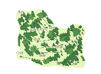 Course Map Las Encinas Golf Course
