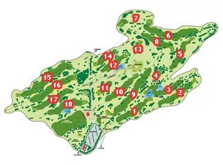 Course Map La Rasa de Berbes Golf Course