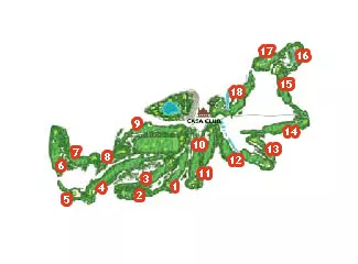 Course Map Logroño Golf Course