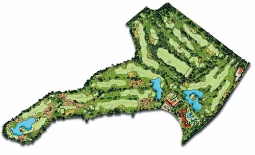 Course Map Roda Golf Course