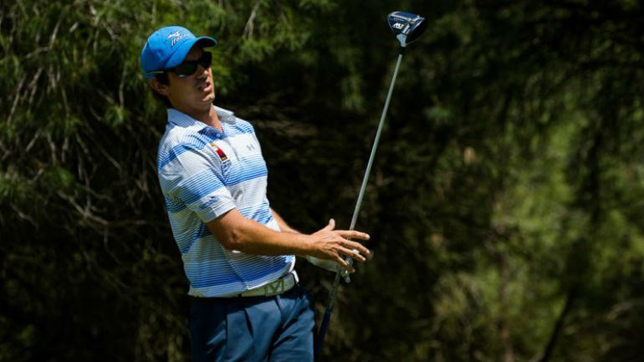 Miguel Gaspar runner-up  In an Olazábal golf course, photo by Tristan Jones