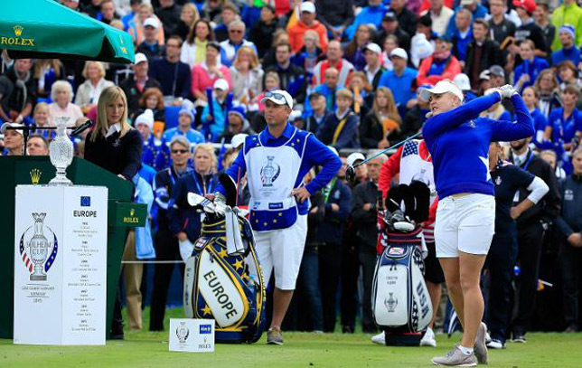 the Solheim Cup female version of the Ryder Cup
