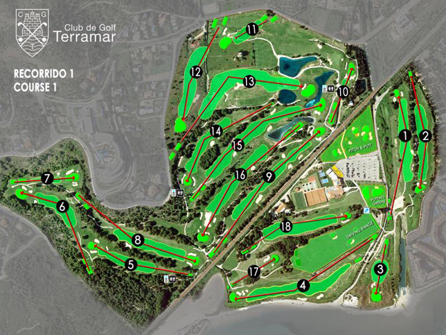 Terramar Golf Club - Map