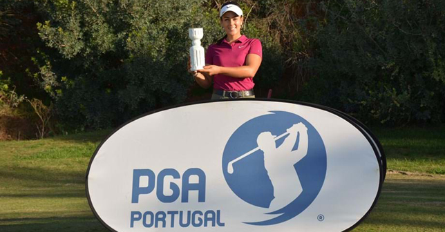 Leonor Bessa first woman winner of the PGA Portugal Tour