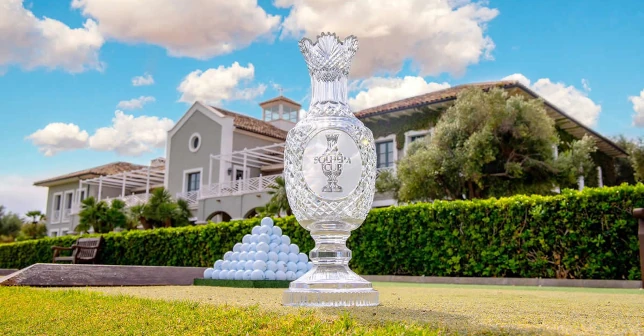 Solheim Cup trophy. Solheim Cup will celebrate Andalusia with special outfits