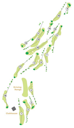 Oitavos Dunes Golf Course map