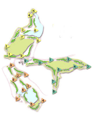 Almenara Golf Club - Course Map