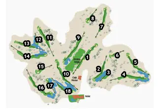 Course Map Alicante Golf Course