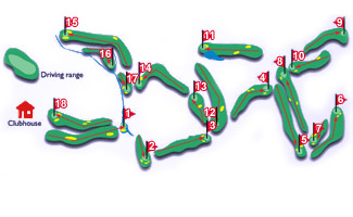 Nuevo Portil Golf Golf Course map