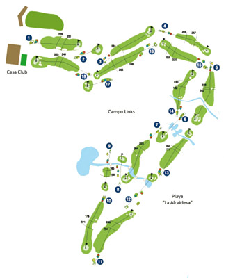 Course Map La Hacienda Alcaidesa Links Golf