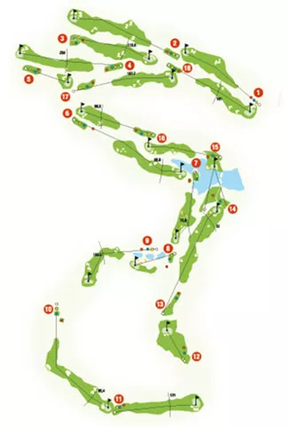 Course Map La Hacienda Alcaidesa Heathland Golf