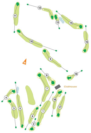 Course Map Golf Estoril