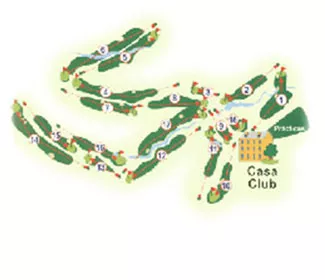 Course Map Bellavista Golf Club