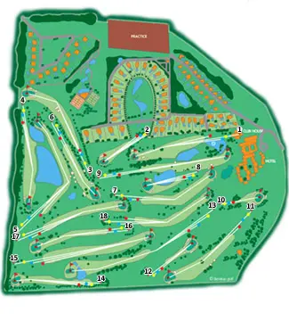 Course Map Fairplay Golf Course
