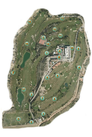 Granada Golf Club Golf Course map