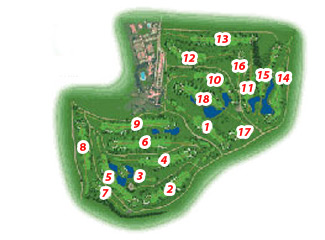 Real Club de Sevilla Golf Course map