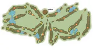 Course Map Club de Golf Playa Serena