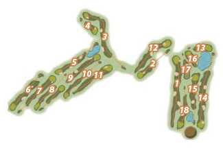 Club Marina de Mojacar Golf Course map