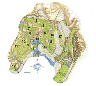 Desert Springs Resort & GC Golf Course map