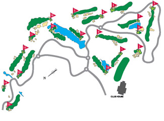 Montecastillo Golf Course map