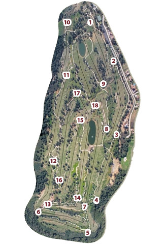 San Roque Club Old Course - Course Map