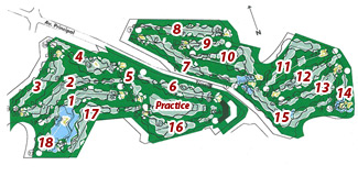 Almerimar Golf Golf Course map