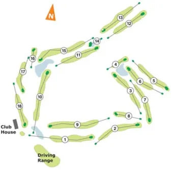 Course Map Aroeira Pines Classic Golf Course