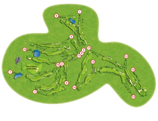 Calanova Golf Course Golf Course map