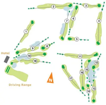 Course Map Aroeira Challenge Golf Course (ex Aroeira II) 