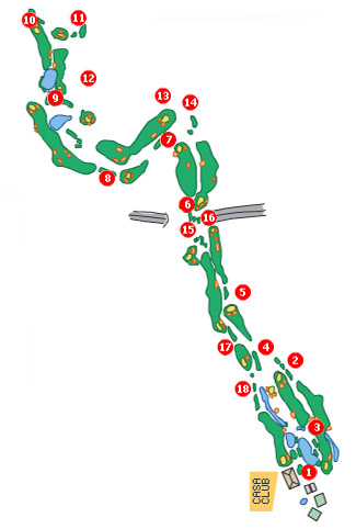 Santa Maria Golf & Country Club - Course Map