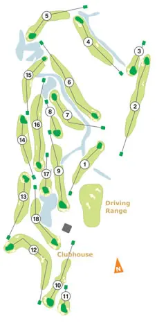 Course Map Golfe do Montado