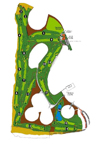 Maspalomas Golf Course Golf Course map