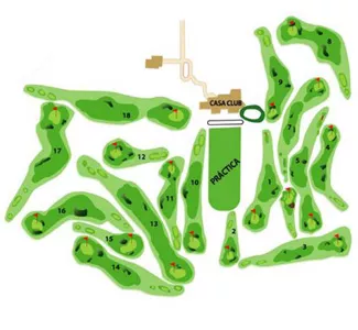 Course Map Golf Costa Teguise
