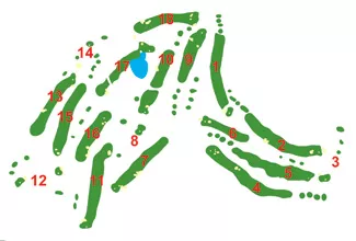 Course Map Lanzarote Golf Course