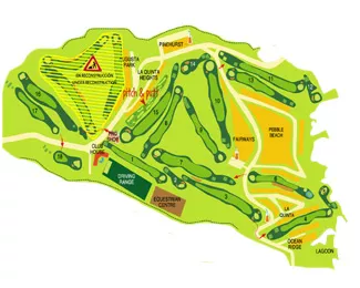 Course Map Amarilla Golf & Country Club