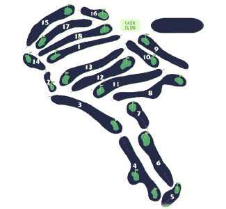 Costa Adeje Championship Golf Course Golf Course map