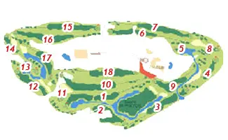 Course Map Las Américas Golf Course