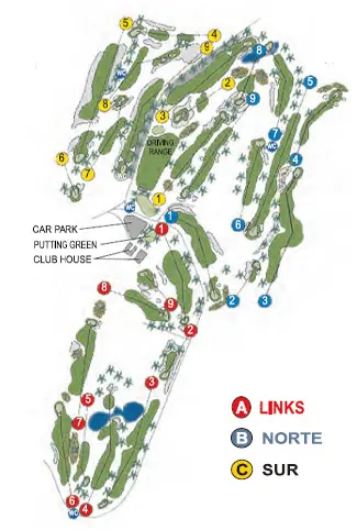 Course Map Golf del Sur