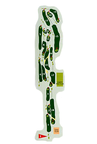 Real Club de Golf Tenerife Golf Course map