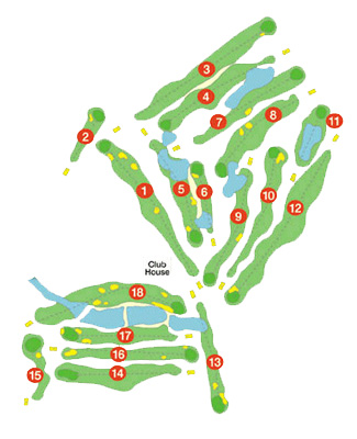Capdepera Golf Course Golf Course map