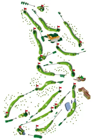 Course Map Arabella Son Muntaner Golf Course