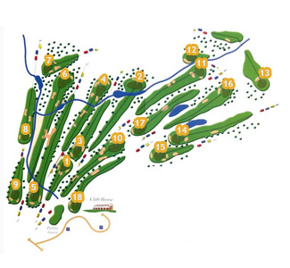 Son Termes Golf Course Golf Course map