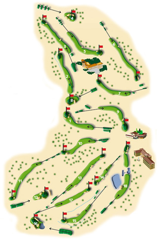 Course Map Son Vida Golf Course