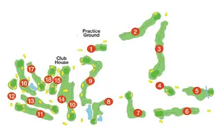 Course Map Vall D'Or Golf Course