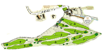 La Reserva Rotana Golf Course Golf Course map