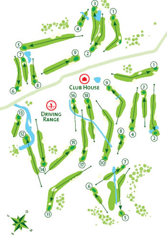 Penina Championship Golf Course map