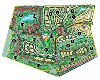 Mar Menor Golf Course Golf Course map