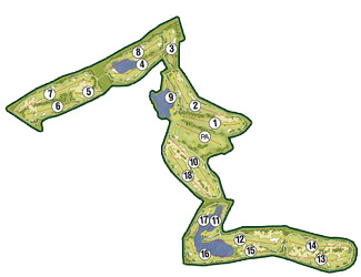 La Torre Golf Course Golf Course map