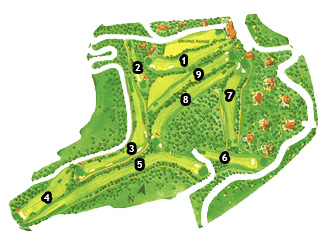 Altea Golf Club Golf Course map